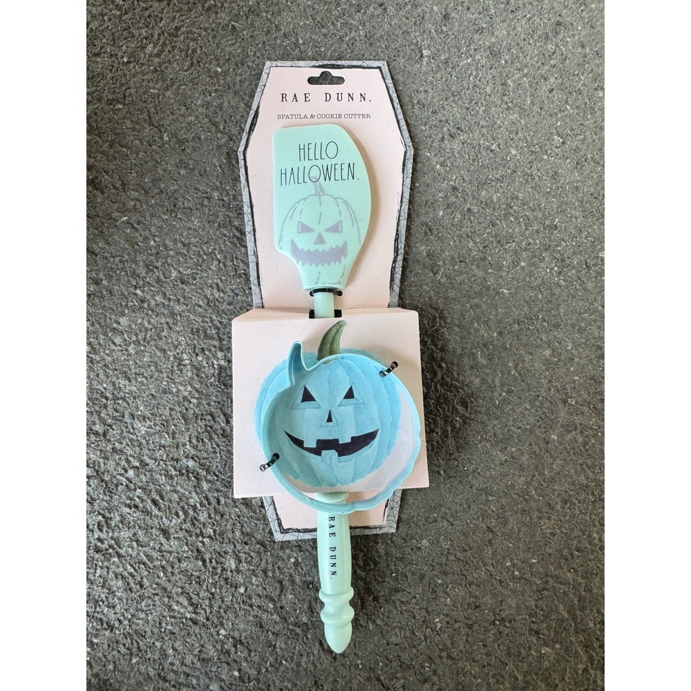 Rae Dunn Hello‎ Halloween Spatula & Cookie Cutter Set Pumpkin Jack New